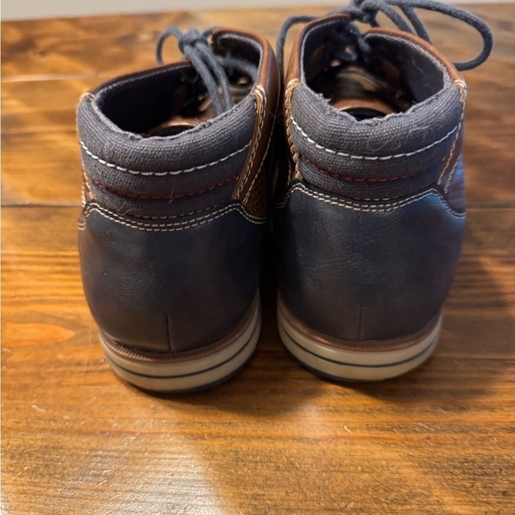 ?? Tommy Hilfiger Plain Chukka Boots Brown Navy Mens US size 10.5 main image 4